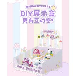 TOP TOY TC2306 2306 non  GIƯỜNG BẬP BÊNH CHO BÉ GIA ĐÌNH SANRIO MÔ HÌNH CHÓ PACHA bộ đồ chơi xếp lắp ráp ghép mô hình POCHACCO