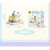 TOP TOY TC2306 2306 non  GIƯỜNG BẬP BÊNH CHO BÉ GIA ĐÌNH SANRIO MÔ HÌNH CHÓ PACHA bộ đồ chơi xếp lắp ráp ghép mô hình POCHACCO