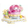 TOP TOY TC2305 2305 non  ROCKER DỄ THƯƠNG SỮA GIA ĐÌNH SANRIO NGƯỜI MẪU GIAI ĐIỆU bộ đồ chơi xếp lắp ráp ghép mô hình MY MELODY