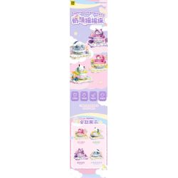 TOP TOY TC2305 2305 non  ROCKER DỄ THƯƠNG SỮA GIA ĐÌNH SANRIO NGƯỜI MẪU GIAI ĐIỆU bộ đồ chơi xếp lắp ráp ghép mô hình MY MELODY