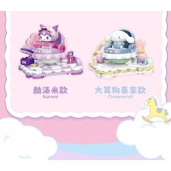 TOP TOY TC2305 2305 non  ROCKER DỄ THƯƠNG SỮA GIA ĐÌNH SANRIO NGƯỜI MẪU GIAI ĐIỆU bộ đồ chơi xếp lắp ráp ghép mô hình MY MELODY