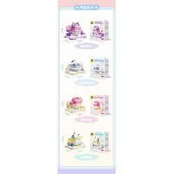 TOP TOY TC2305 2305 non  ROCKER DỄ THƯƠNG SỮA GIA ĐÌNH SANRIO NGƯỜI MẪU GIAI ĐIỆU bộ đồ chơi xếp lắp ráp ghép mô hình MY MELODY