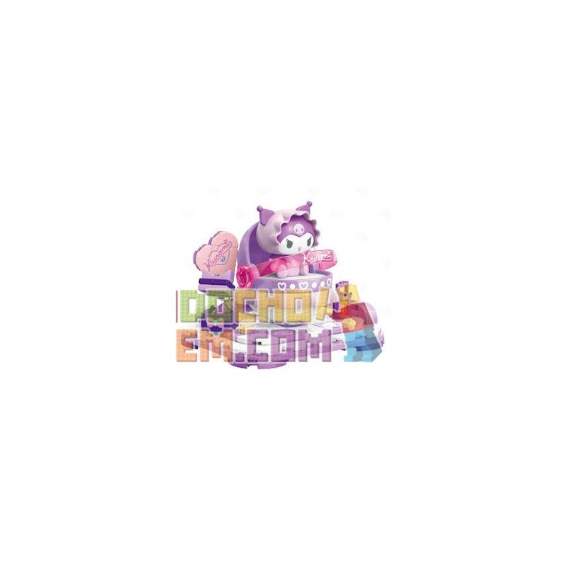 TOP TOY TC2304 2304 non Lego ROCKER DỄ THƯƠNG SỮA GIA ĐÌNH SANRIO NGƯỜI MẪU COOLOMI bộ đồ chơi xếp lắp ráp ghép mô hình KUROMI