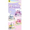 TOP TOY TC2304 2304 non  ROCKER DỄ THƯƠNG SỮA GIA ĐÌNH SANRIO NGƯỜI MẪU COOLOMI bộ đồ chơi xếp lắp ráp ghép mô hình KUROMI
