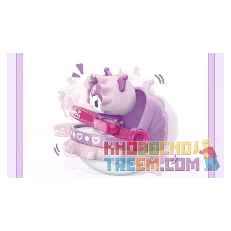 TOP TOY TC2304 2304 non  ROCKER DỄ THƯƠNG SỮA GIA ĐÌNH SANRIO NGƯỜI MẪU COOLOMI bộ đồ chơi xếp lắp ráp ghép mô hình KUROMI