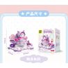 TOP TOY TC2304 2304 non  ROCKER DỄ THƯƠNG SỮA GIA ĐÌNH SANRIO NGƯỜI MẪU COOLOMI bộ đồ chơi xếp lắp ráp ghép mô hình KUROMI