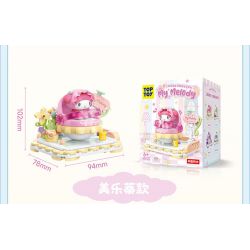 TOP TOY TC2303 2303 non  NÔI BẬP BÊNH CHO BÉ SANRIO SẢN PHẨM YÊU THÍCH CỦA NHỮNG CHÚ CHÓ TAI TO bộ đồ chơi xếp lắp ráp ghép mô hình CINNAMOROLL