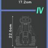 MouldKing 15078 Mould King 15078 non  ROBOT NĂM THAY ĐỔI CARL bộ đồ chơi xếp lắp ráp ghép mô hình  FIVE CHANGE ROBOT CARL Kỹ Thuật Công Nghệ Cao Mô Hình Phương Tiện 903 khối