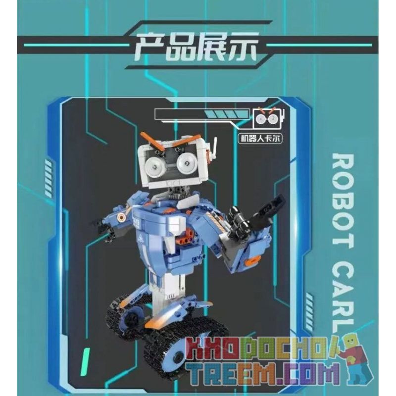 MouldKing 15078 Mould King 15078 non  ROBOT NĂM THAY ĐỔI CARL bộ đồ chơi xếp lắp ráp ghép mô hình  FIVE CHANGE ROBOT CARL Kỹ Thuật Công Nghệ Cao Mô Hình Phương Tiện 903 khối