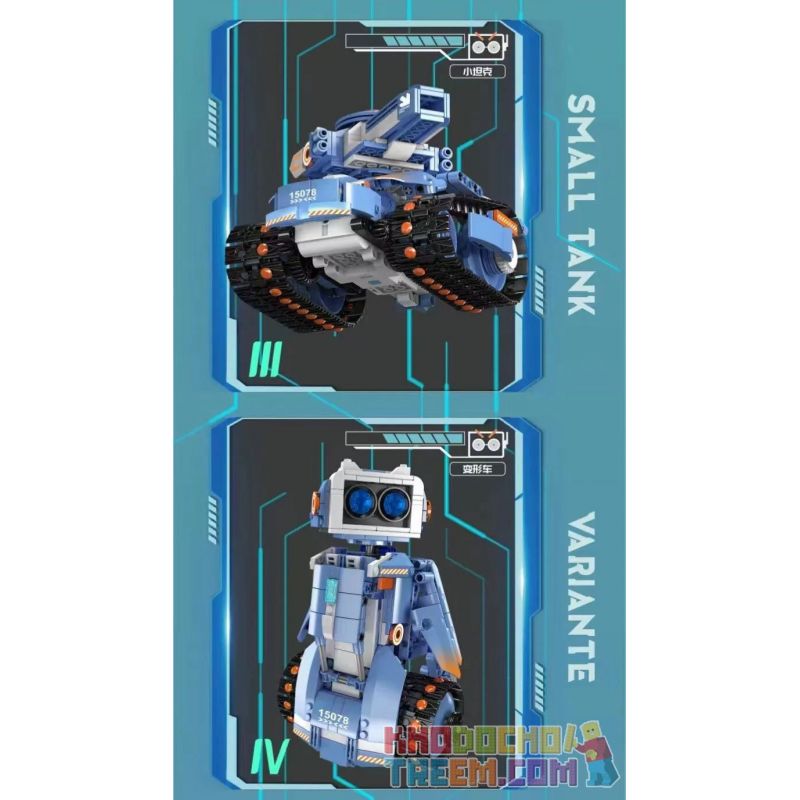 MouldKing 15078 Mould King 15078 non  ROBOT NĂM THAY ĐỔI CARL bộ đồ chơi xếp lắp ráp ghép mô hình  FIVE CHANGE ROBOT CARL Kỹ Thuật Công Nghệ Cao Mô Hình Phương Tiện 903 khối