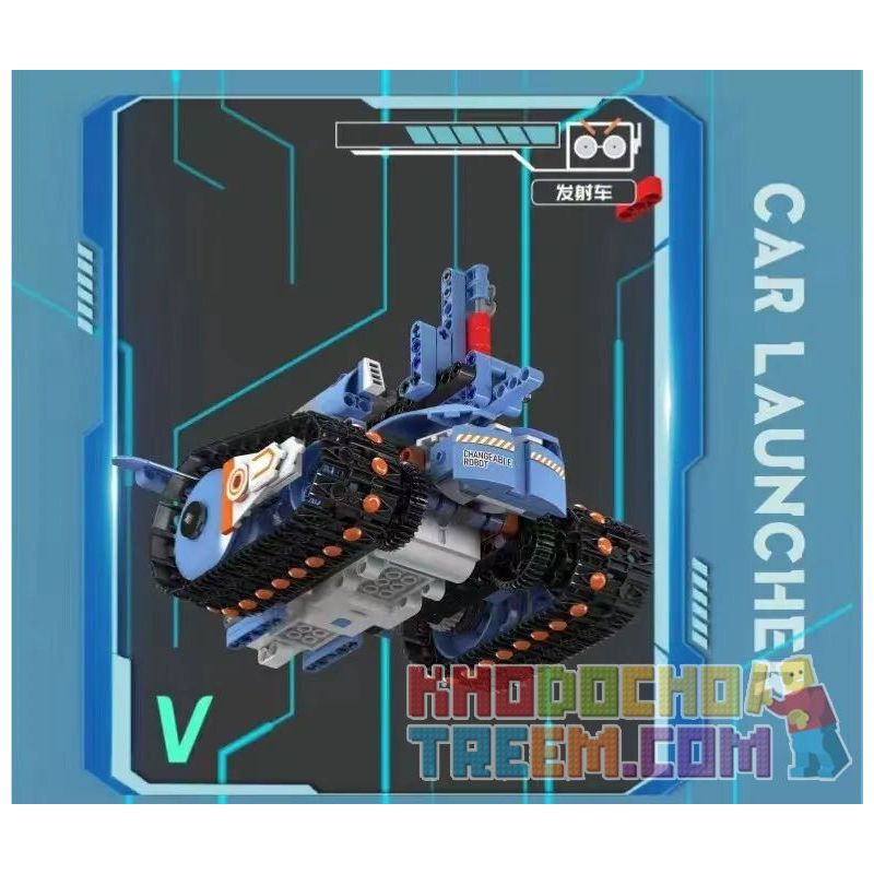 MouldKing 15078 Mould King 15078 non  ROBOT NĂM THAY ĐỔI CARL bộ đồ chơi xếp lắp ráp ghép mô hình  FIVE CHANGE ROBOT CARL Kỹ Thuật Công Nghệ Cao Mô Hình Phương Tiện 903 khối
