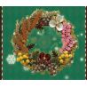 MouldKing 10074 Mould King 10074 non  VÒNG HOA KHÔ GIÁNG SINH bộ đồ chơi xếp lắp ráp ghép mô hình Creator CHRISTMAS DRIED FLOWER WREATH Sáng Tạo 1038 khối
