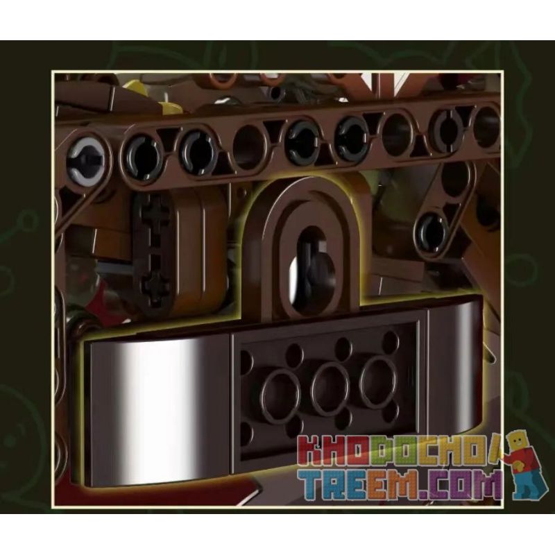 MouldKing 10074 Mould King 10074 non  VÒNG HOA KHÔ GIÁNG SINH bộ đồ chơi xếp lắp ráp ghép mô hình Creator CHRISTMAS DRIED FLOWER WREATH Sáng Tạo 1038 khối