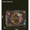 MouldKing 10074 Mould King 10074 non  VÒNG HOA KHÔ GIÁNG SINH bộ đồ chơi xếp lắp ráp ghép mô hình Creator CHRISTMAS DRIED FLOWER WREATH Sáng Tạo 1038 khối