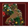 MouldKing 10073 Mould King 10073 non  VÒNG HOA BẠCH ĐÀN GIÁNG SINH bộ đồ chơi xếp lắp ráp ghép mô hình Creator CHRISTMAS EUCALYPTUS WREATH Sáng Tạo 1002 khối
