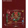 MouldKing 10073 Mould King 10073 non  VÒNG HOA BẠCH ĐÀN GIÁNG SINH bộ đồ chơi xếp lắp ráp ghép mô hình Creator CHRISTMAS EUCALYPTUS WREATH Sáng Tạo 1002 khối