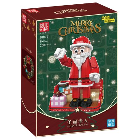 MouldKing 10072 Mould King 10072 non  ÔNG GIÀ NOEN bộ đồ chơi xếp lắp ráp ghép mô hình Creator SANTA CLAUS Sáng Tạo 2087 khối