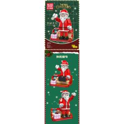 MouldKing 10072 Mould King 10072 non  ÔNG GIÀ NOEN bộ đồ chơi xếp lắp ráp ghép mô hình Creator SANTA CLAUS Sáng Tạo 2087 khối
