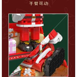 MouldKing 10072 Mould King 10072 non  ÔNG GIÀ NOEN bộ đồ chơi xếp lắp ráp ghép mô hình Creator SANTA CLAUS Sáng Tạo 2087 khối