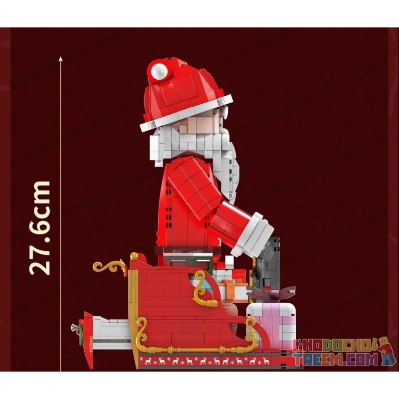 MouldKing 10072 Mould King 10072 non  ÔNG GIÀ NOEN bộ đồ chơi xếp lắp ráp ghép mô hình Creator SANTA CLAUS Sáng Tạo 2087 khối