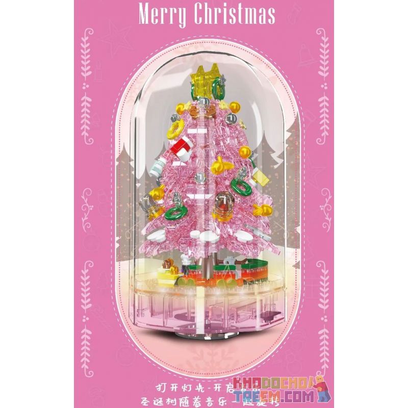 MouldKing 10089 10090 Mould King 10089 10090 non  HỘP NHẠC GIÁNG SINH GIẢ TƯỞNG bộ đồ chơi xếp lắp ráp ghép mô hình Creator MAGICAL CHRISTMAS MUSIC BOX Sáng Tạo 688 khối