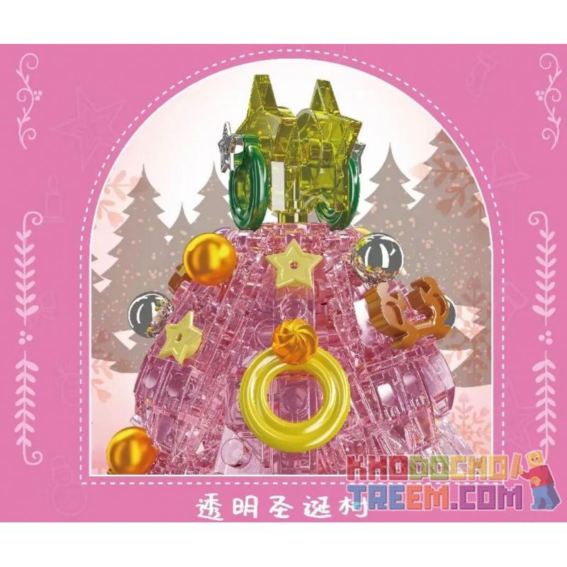 MouldKing 10089 10090 Mould King 10089 10090 non  HỘP NHẠC GIÁNG SINH GIẢ TƯỞNG bộ đồ chơi xếp lắp ráp ghép mô hình Creator MAGICAL CHRISTMAS MUSIC BOX Sáng Tạo 688 khối