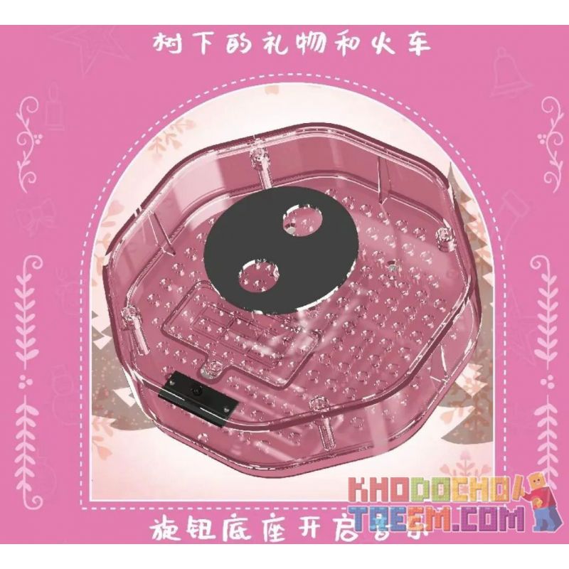 MouldKing 10089 10090 Mould King 10089 10090 non  HỘP NHẠC GIÁNG SINH GIẢ TƯỞNG bộ đồ chơi xếp lắp ráp ghép mô hình Creator MAGICAL CHRISTMAS MUSIC BOX Sáng Tạo 688 khối