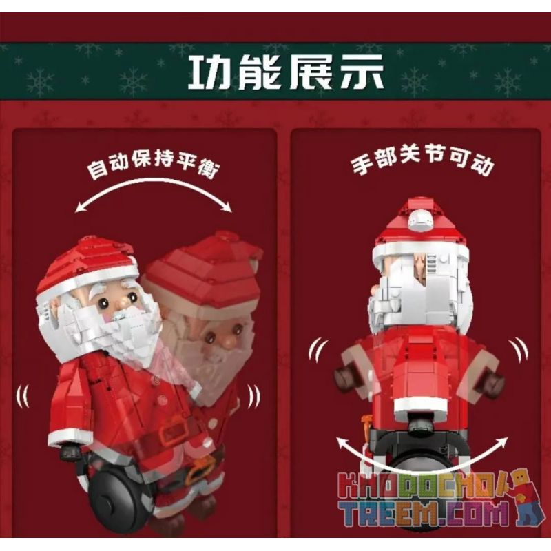 MouldKing 13116 Mould King 13116 non  ÔNG GIÀ NOEN bộ đồ chơi xếp lắp ráp ghép mô hình Creator SANTA CLAUS Sáng Tạo 666 khối