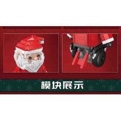 MouldKing 13116 Mould King 13116 non  ÔNG GIÀ NOEN bộ đồ chơi xếp lắp ráp ghép mô hình Creator SANTA CLAUS Sáng Tạo 666 khối