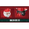 MouldKing 13116 Mould King 13116 non  ÔNG GIÀ NOEN bộ đồ chơi xếp lắp ráp ghép mô hình Creator SANTA CLAUS Sáng Tạo 666 khối