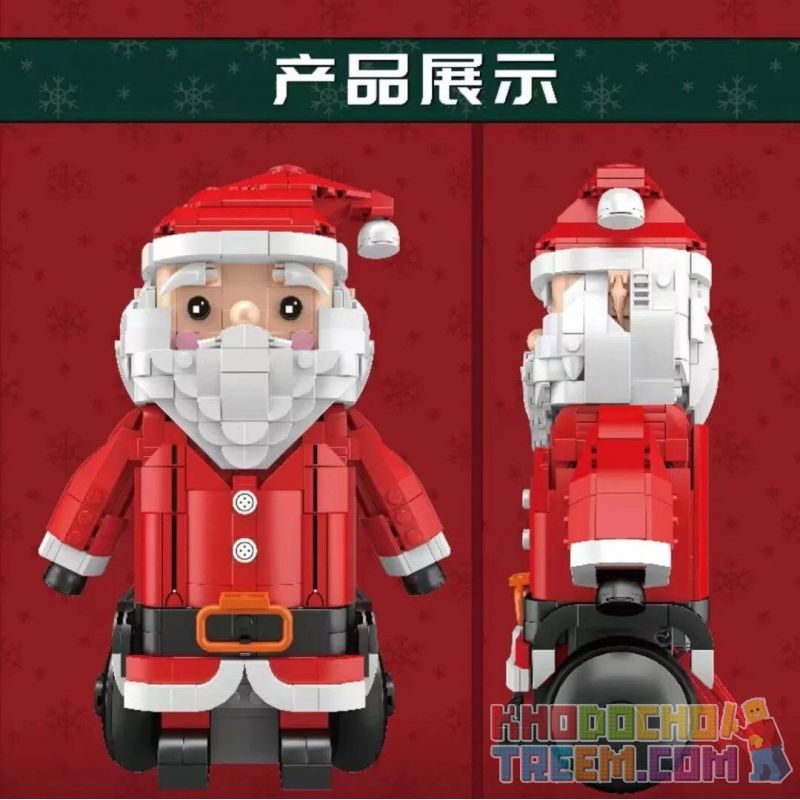 MouldKing 13116 Mould King 13116 non  ÔNG GIÀ NOEN bộ đồ chơi xếp lắp ráp ghép mô hình Creator SANTA CLAUS Sáng Tạo 666 khối