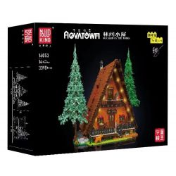 MouldKing 16053 Mould King 16053 non  CABIN TRONG RỪNG bộ đồ chơi xếp lắp ráp ghép mô hình Creator CABIN THE WOODS Sáng Tạo 3398 khối