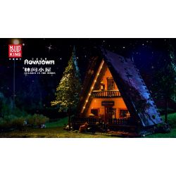 MouldKing 16053 Mould King 16053 non  CABIN TRONG RỪNG bộ đồ chơi xếp lắp ráp ghép mô hình Creator CABIN THE WOODS Sáng Tạo 3398 khối