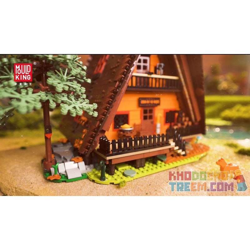 MouldKing 16053 Mould King 16053 non  CABIN TRONG RỪNG bộ đồ chơi xếp lắp ráp ghép mô hình Creator CABIN THE WOODS Sáng Tạo 3398 khối