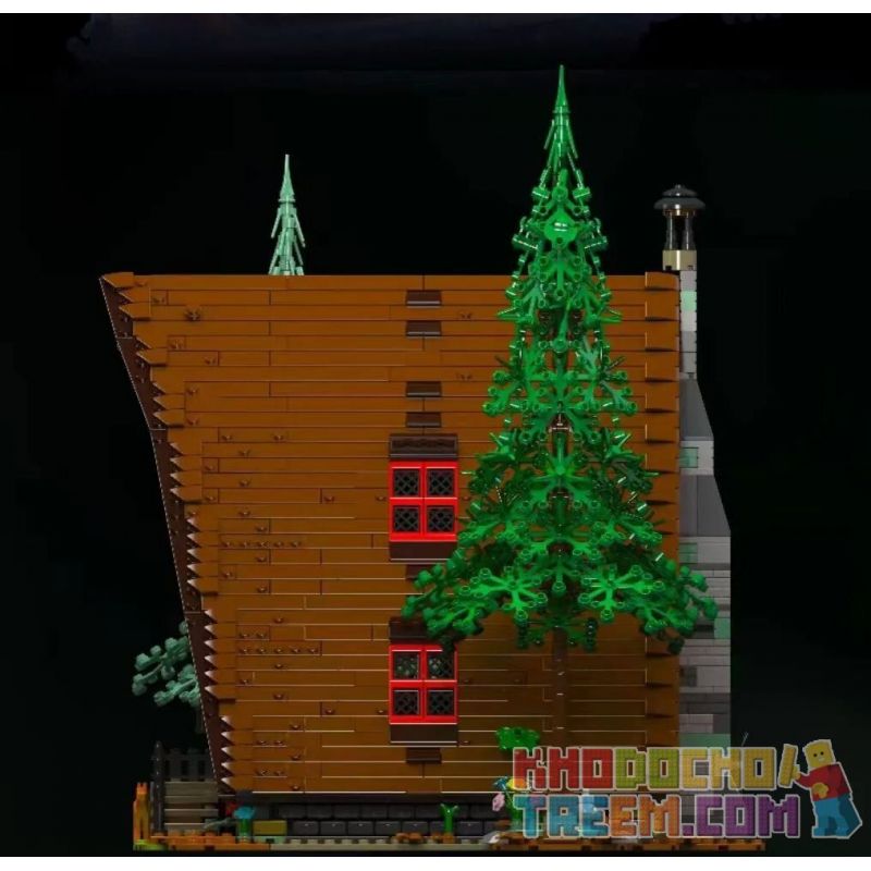 MouldKing 16053 Mould King 16053 non  CABIN TRONG RỪNG bộ đồ chơi xếp lắp ráp ghép mô hình Creator CABIN THE WOODS Sáng Tạo 3398 khối