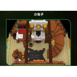 MouldKing 16053 Mould King 16053 non  CABIN TRONG RỪNG bộ đồ chơi xếp lắp ráp ghép mô hình Creator CABIN THE WOODS Sáng Tạo 3398 khối