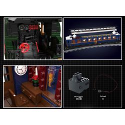 MouldKing 12025 Mould King 12025 non  ĐẦU MÁY HƠI NƯỚC ORIENT EXPRESS FRENCH RAILWAYS SNCF231 bộ đồ chơi xếp lắp ráp ghép mô hình City ORIENT EXPRESS-FRENCH RAILWAYS SNCF 231 STEAM LOCOMOTIVE Thành Phố 3898 khối