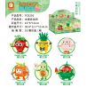 FORANGE FC8292 8292 non  CÂU CHUYỆN TRÁI CÂY 6 LOẠI BERRY KHÓ CHỊU DỨA MÙ TÚI KHÍ ĐÀO CAM VUÔNG NIU GUO XIAO XIXI bộ đồ chơi xếp lắp ráp ghép mô hình 680 khối