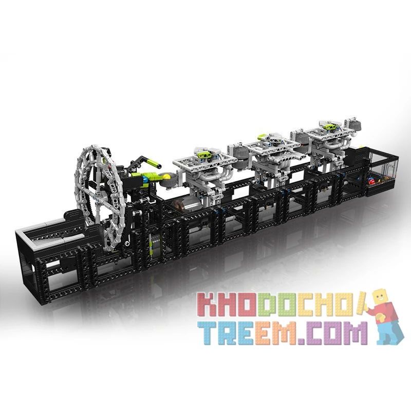 MouldKing 26011 Mould King 26011 REBRICKABLE MOC-103725 103725 MOC103725 non  NHÀ MÁY SẢN XUẤT DÂY CHUYỀN LẮP RÁP GBC BÀN XOAY GẦU bộ đồ chơi xếp lắp ráp ghép mô hình  BUCKETS BIG WHEEL Kỹ Thuật Công Nghệ Cao Mô Hình Phương Tiện 2026 khối