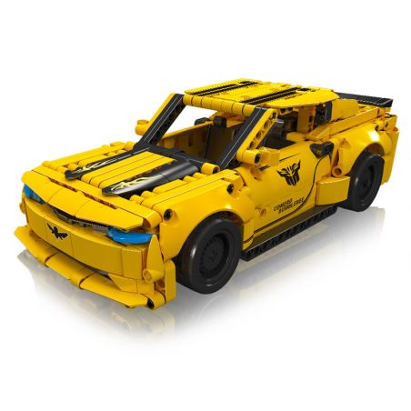 MouldKing 15081 Mould King 15081 non  KÉO LẠI CON ONG XE bộ đồ chơi xếp lắp ráp ghép mô hình  BUMBLEBEE PULL BACK CAR Kỹ Thuật Công Nghệ Cao Mô Hình Phương Tiện 736 khối