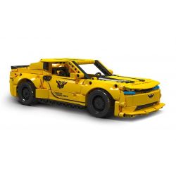 MouldKing 15081 Mould King 15081 non  KÉO LẠI CON ONG XE bộ đồ chơi xếp lắp ráp ghép mô hình  BUMBLEBEE PULL BACK CAR Kỹ Thuật Công Nghệ Cao Mô Hình Phương Tiện 736 khối