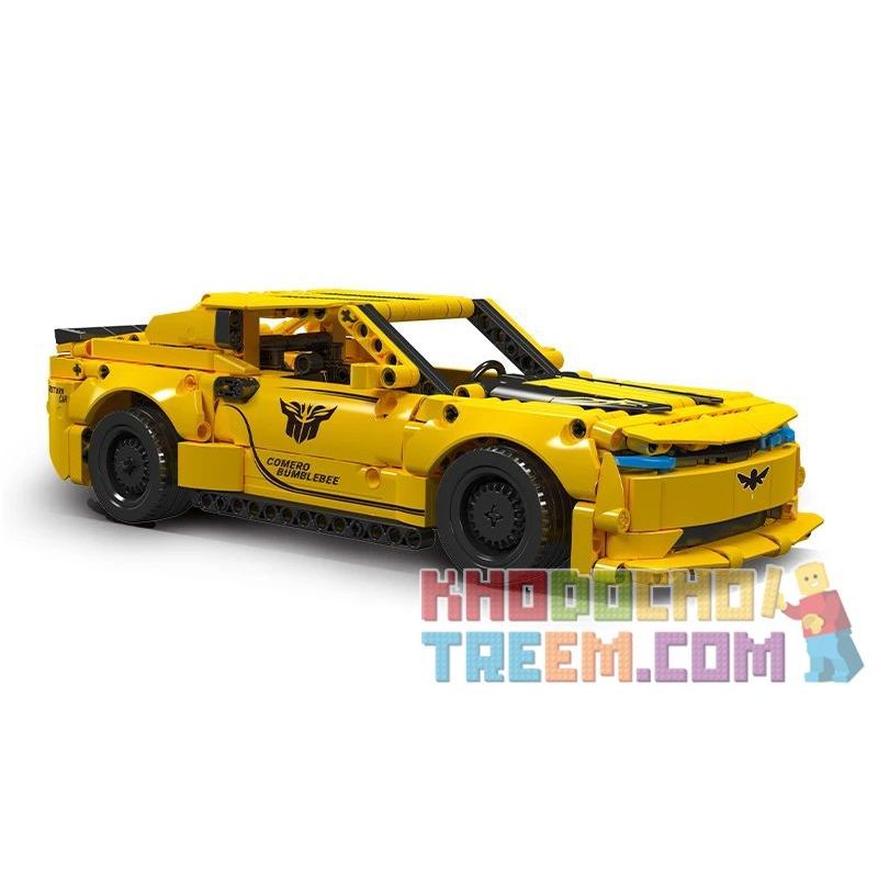 MouldKing 15081 Mould King 15081 non  KÉO LẠI CON ONG XE bộ đồ chơi xếp lắp ráp ghép mô hình  BUMBLEBEE PULL BACK CAR Kỹ Thuật Công Nghệ Cao Mô Hình Phương Tiện 736 khối