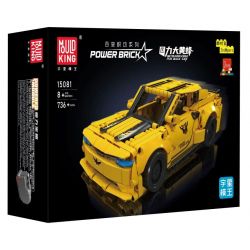 MouldKing 15081 Mould King 15081 non  KÉO LẠI CON ONG XE bộ đồ chơi xếp lắp ráp ghép mô hình  BUMBLEBEE PULL BACK CAR Kỹ Thuật Công Nghệ Cao Mô Hình Phương Tiện 736 khối
