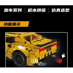 MouldKing 15081 Mould King 15081 non  KÉO LẠI CON ONG XE bộ đồ chơi xếp lắp ráp ghép mô hình  BUMBLEBEE PULL BACK CAR Kỹ Thuật Công Nghệ Cao Mô Hình Phương Tiện 736 khối