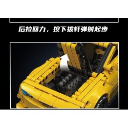 MouldKing 15081 Mould King 15081 non  KÉO LẠI CON ONG XE bộ đồ chơi xếp lắp ráp ghép mô hình  BUMBLEBEE PULL BACK CAR Kỹ Thuật Công Nghệ Cao Mô Hình Phương Tiện 736 khối