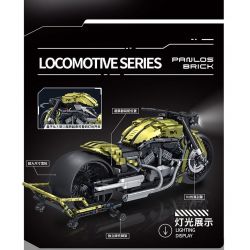 PanlosBrick 672110 Panlos Brick 672110 non  ĐẦU MÁY MA ĐÊM 1:5 bộ đồ chơi xếp lắp ráp ghép mô hình  LOCOMOTIVE Kỹ Thuật Công Nghệ Cao Mô Hình Phương Tiện 2427 khối