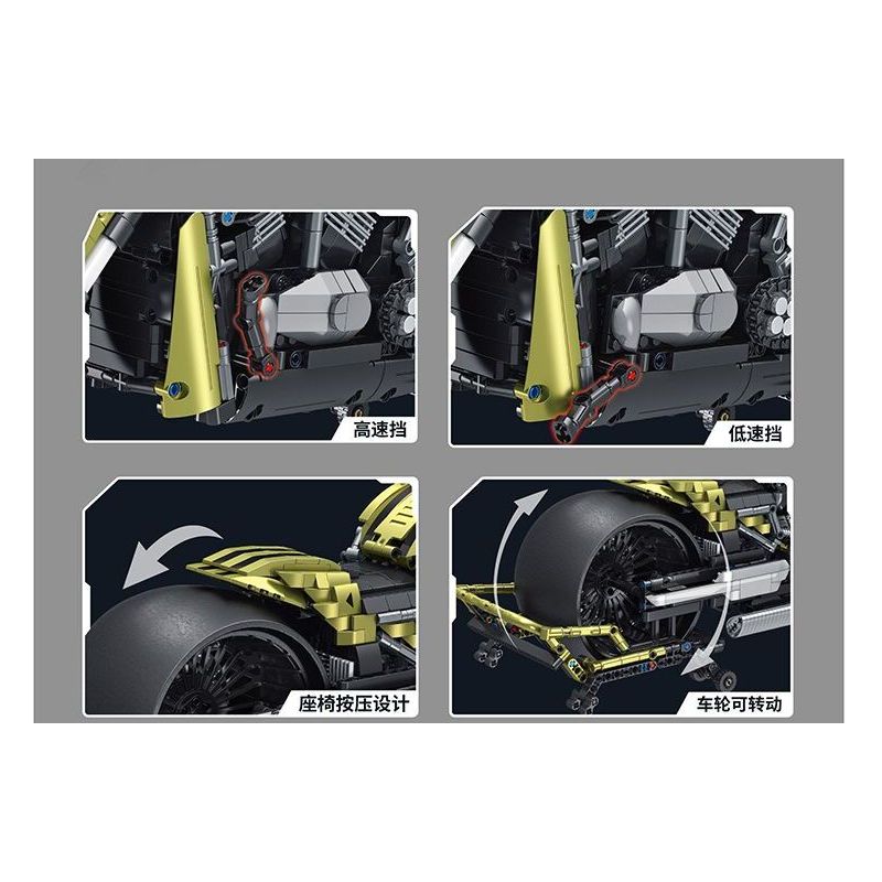 PanlosBrick 672110 Panlos Brick 672110 non  ĐẦU MÁY MA ĐÊM 1:5 bộ đồ chơi xếp lắp ráp ghép mô hình  LOCOMOTIVE Kỹ Thuật Công Nghệ Cao Mô Hình Phương Tiện 2427 khối