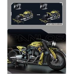 PanlosBrick 672110 Panlos Brick 672110 non  ĐẦU MÁY MA ĐÊM 1:5 bộ đồ chơi xếp lắp ráp ghép mô hình  LOCOMOTIVE Kỹ Thuật Công Nghệ Cao Mô Hình Phương Tiện 2427 khối