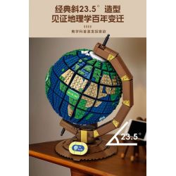 DK 80006 non  KHỐI CẦU bộ đồ chơi xếp lắp ráp ghép mô hình Creator THE GLOBE Sáng Tạo 1587 khối