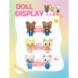 ZHEGAO 613012 non  CĂN HỘ BẢO HÙNG HUAHUA bộ đồ chơi xếp lắp ráp ghép mô hình BABY BEAR APARTMENT 1110 khối